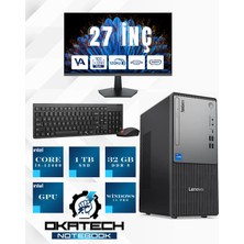 Lenovo Thinkcentre Neo 50T G5 12UB000BTR Core I5 13400 - 32 GB Ddr5 Ram - 1 Tb Nvm SSD Windows 11 Pro+ 27'' Monitör Hediyeli 12UB000BTR215-23805
