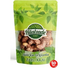 Hilalzade Kavrulmuş Zarlı Kaju Yeni Mahsül Lüks Kavrulmuş 50 gr