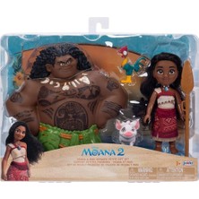 Jkp 237556 Disney Moana - 15 cm Maui & Moana ve Arkadaşları  Set