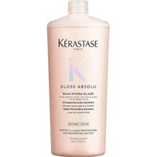 Kerastase Gloss Absolu Bain Hydra-Glaze Uzun ve Elektriklenmeye Yatkın Saçlar Için Parlaklık Şampuanı 1000 ml