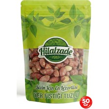 Hilalzade Tuzlu Yer Fıstığı Kavrulmuş Taze Tuzlu Yer Fıstığı Içi 50 gr