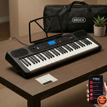 Midex PS-5200BK Pro Org 61 LED Işıklı Tuş Hassasiyetli Bluetooth Midi