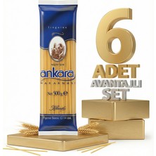 Ankara Makarna Linguine Yassı Çubuk 6X500 gr