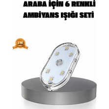 Tuncel Store Manyetik Araba Içi Ambiyans LED Işık Seti – Kolay Montajlı ve Kablolara Gerek Yok