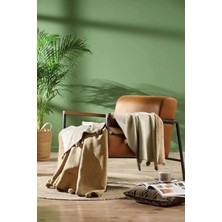 Özdilek Battaniye  Ponponlu Pamuk Diz 130*170 Bej