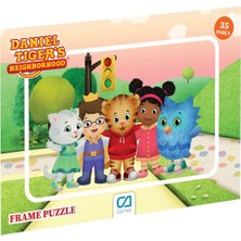 Ca Games Daniel Tiger Lisanslı 35 Parça Çerçeveli 34X24CM Çocuk Puzzle Yapboz Serisi