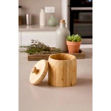 Kitchen Life Pisa Bambu Tekli Baharat Kavanoz 10X11 cm