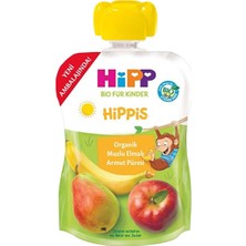Hipp Meyve Püresi Organik Muzlu Elmalı Armutlu 100 gr