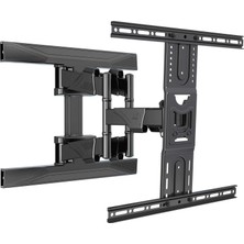 Vesamax Tv Duvara Montaj Döner Tv Braketi 45-75 Düz Ekran Tv Vesa Için Tam Hareket 600X400MM'YE Kadar Yük Kapasitesi 100 LBS(45KG)