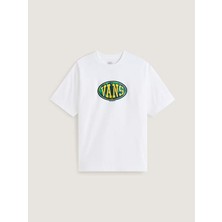 Vans WORLDWIDE94 Ss Tee Erkek Beyaz T-Shirt - VN000SX2