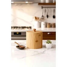 Kitchen Life Pisa Bambu Tekli Baharat Kavanoz 8,5X9CM
