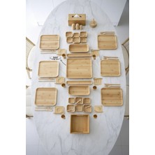 Kitchen Life Full Set Bambu 67 Parça 6 Kişilik Kahvaltı Takımı - Full Çeyiz Seti