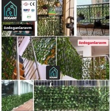 Dogant 48 Bahçe Balkon Duvar Ofis Paravan Yapay Ahşap Çit 200X90 - 240X70 - 250X67