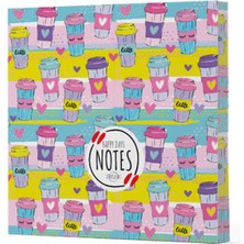 Kahve 10 - Çizgisiz Yan Boyamalı Defter