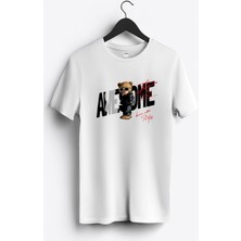 MGAX Awesome Teddy Bear Baskılı Regular Sıfır Yaka %100 Pamuk Unisex Penye T-Shirt