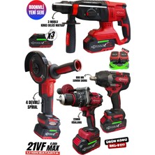 Retools Bordo 800NM'Lİ 4'lü Set (120NM Vidalamalı)