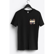 MGAX Denizci Nautical Collection Arma Baskılı Regular Sıfır Yaka %100 Pamuk Unisex Penye T-Shirt