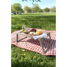 Kitchen Life Katlanır Çok Amaçlı Keyif Sehpası-Taşınabilir Keyif Tepsi-Piknik Sehpası