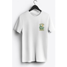 MGAX Cactüs Country Arma Baskılı Regular Sıfır Yaka %100 Pamuk Unisex Penye T-Shirt