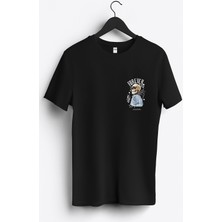 MGAX Skull Forever Cool Arma Baskılı Regular Sıfır Yaka %100 Pamuk Unisex Penye T-Shirt