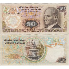 Banknoting 6. Emisyon 50 Lira C33 Çok Çok Temiz.