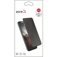 Maks Technology Huawei Y9 Prime 2019 Mkst New 5d Privacy Temperli Ekran Koruyucu - Siyah