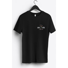 MGAX Sevimli Ayı Gangster Bear Arma Baskılı Regular Sıfır Yaka %100 Pamuk Unisex Penye T-Shirt