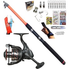 Oslo Shinari 4000 210CM 50-150GR Piranha Dolphin Kıyı Spin Olta Takımı Seti