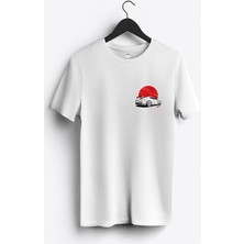 MGAX Araba Gtr Arma Baskılı Regular Sıfır Yaka %100 Pamuk Unisex Penye T-Shirt