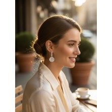 Zaradise Accessories Çiçek Figürlü Antialerjik Paslanmaz Çelik Küpe 130626