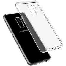 ZM Store Galaxy S9 Plus Uyumlu Kılıf Süper Silikon Yumuşak Şeffaf Kapak