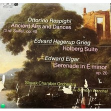 Plakantik Slovak Chamber Orchestra, Bohdan Warchal – Respighi: Ancient Airs And Dances / Grieg / Elgar (Opus - Stereo)