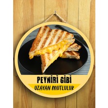 Mayeka Cafeler Restoranlar Kahvaltıcılar Tostçular Için Kaşarlı Tost Duvar Kapı Tablo Ahşap Askılı Pano Tabela