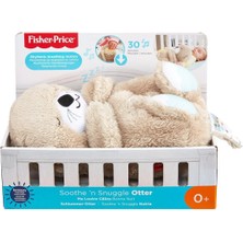 Fisher-Price® Su Samuru Uyku Arkadaşı Yumuşak Peluş Oyuncak Duyusal Gelişim için Eğlenceli