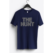 MGAX Avcı The Hunt Baskılı Regular Sıfır Yaka %100 Pamuk Unisex Penye T-Shirt