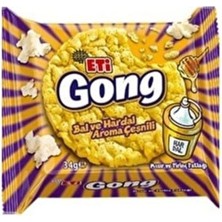 Eti Gong Bal ve Hardal Aroma Çeşnili Pirinç Patlağı 34 gr