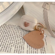 Mi7a Airpods Pro 3.nesil Uyumlu Kalp Desenli Kılıf