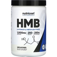 Nutricost Hmb Amino Powder 1000 Mg 250 gr 250 Servis