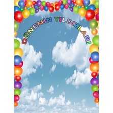 Promisebackdrop2 Dönemin Yıldızları, Karne Panosu, Okul Etkinlik 250X200CM Ek Dikişli Kumaş Afiş