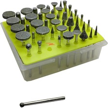 Yıldırım Nalbur Elmas Freze Seti 50 Parça Elmas Hss Freze Karbür Çok Çeşitli