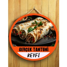 Mayeka Cafeler Tantuniciler Için Tantuni Duvar Kapı Tablo Ahşap Askılı Pano Tabela