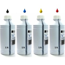 Brother MFC-T800W, MFC-T810W,  Yazıcı Uyumlu 1 Litrelik 4 Renk Muadil Universal Mürekkep Seti