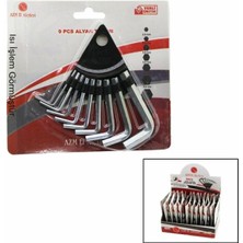 Vice Avm 10 PARÇA  KARTLI ALYAN ANAHTAR TAKIM SETİ120MM-NO-1.5-10 GO-53-vice 03175