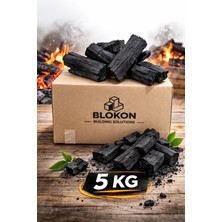 Blokon 5 kg Meşe Odunu Mangal Kömürü