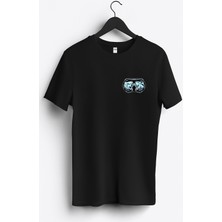 MGAX Dalgıç Snorkel Arma Baskılı Regular Sıfır Yaka %100 Pamuk Unisex Penye T-Shirt