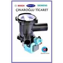 Çınaroğlu Ticaret Bosch WLF16260TI/01 Uyumlu Çamaşır Makinesi Pompa Motoru