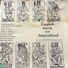 Plakantik Zuzana Růžičková – English Music For Harpsichord (Supraphon - Made In Czechoslovakia)