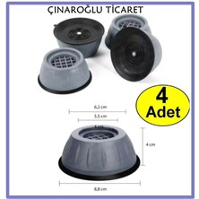 Çınaroğlu Ticaret Bosch WAE16160EE/03 Uyumlu Çamaşır Makinesi Titreşim Önleyici 4 Adet