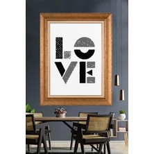 Giyense Altın Varaklı Çerçeveli Paspartulu Tablo DRE1028