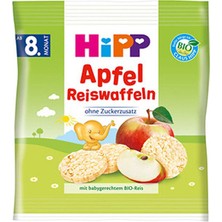 Hipp Bebek Gofreti Organik Pirinçli Elmalı 35 gr